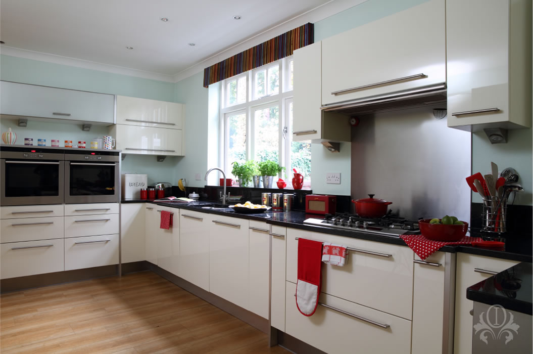 Contemporary kitchen in Surrey home