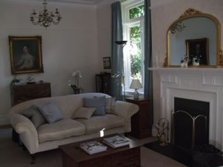 Hampton House Interior Design - Lounge with Fireplace